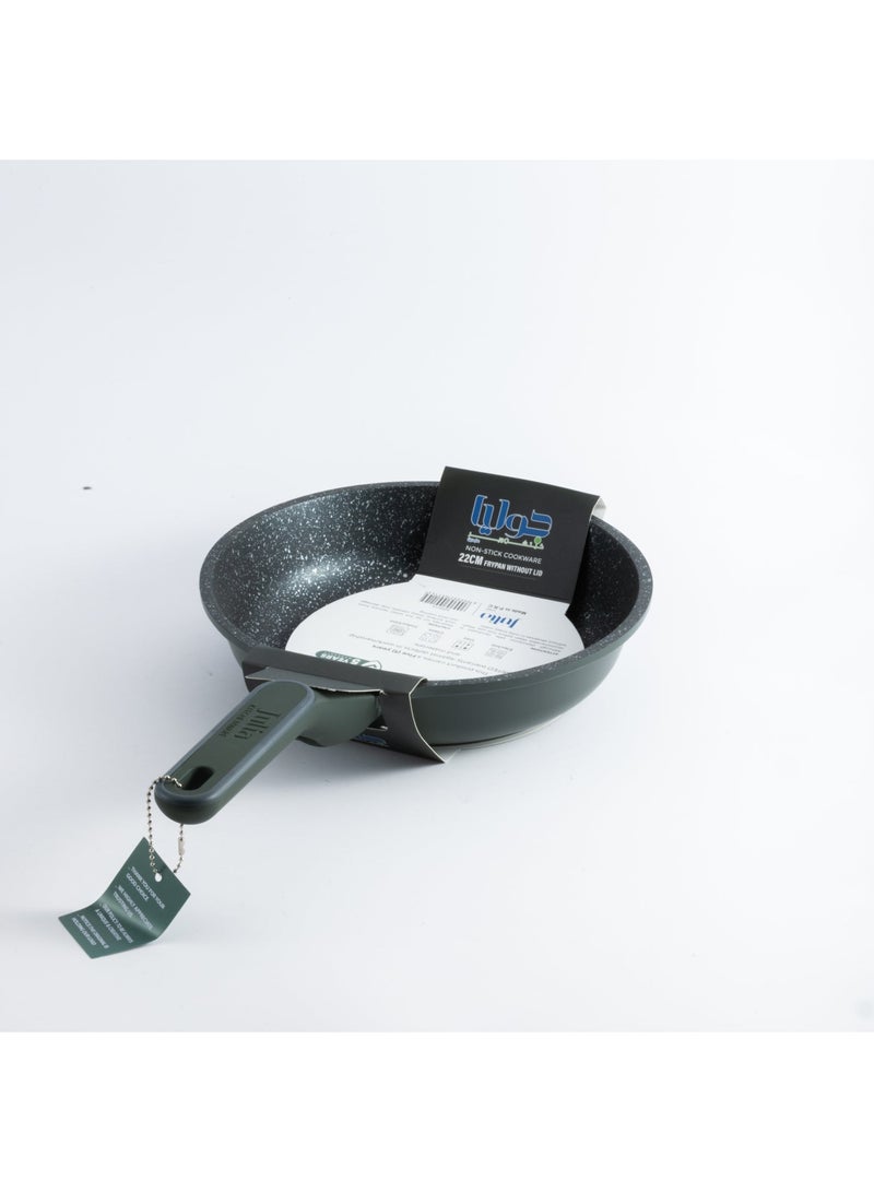 Julia Elite Pro Frypan 22cm - Green - Black Granite Non-Stick - Induction Ready - Image 5